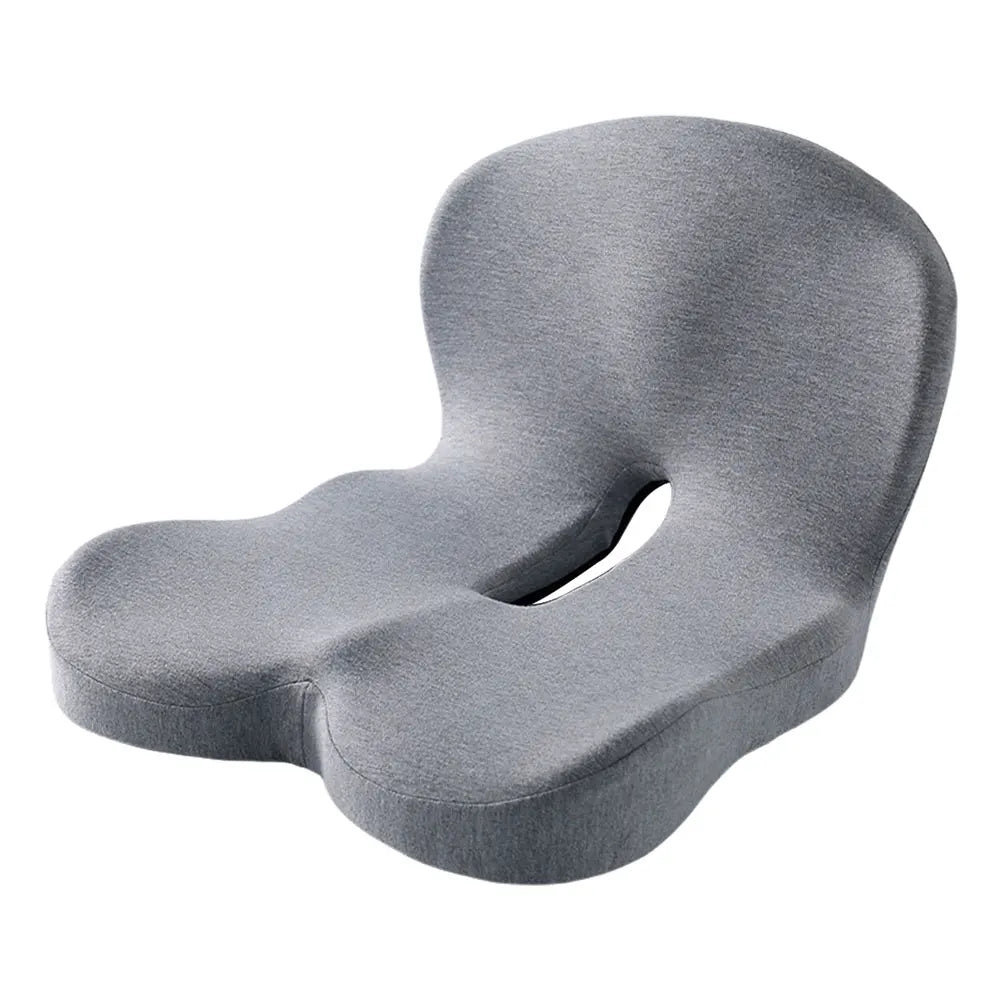 Memory Foam L Shaped Integrated Office Chair Cushion with Lumbar Suppo