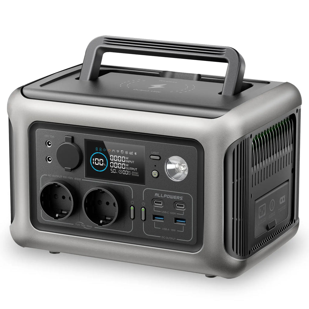 ALLPOWERS R600 Portable Power Station - 299Wh/600W