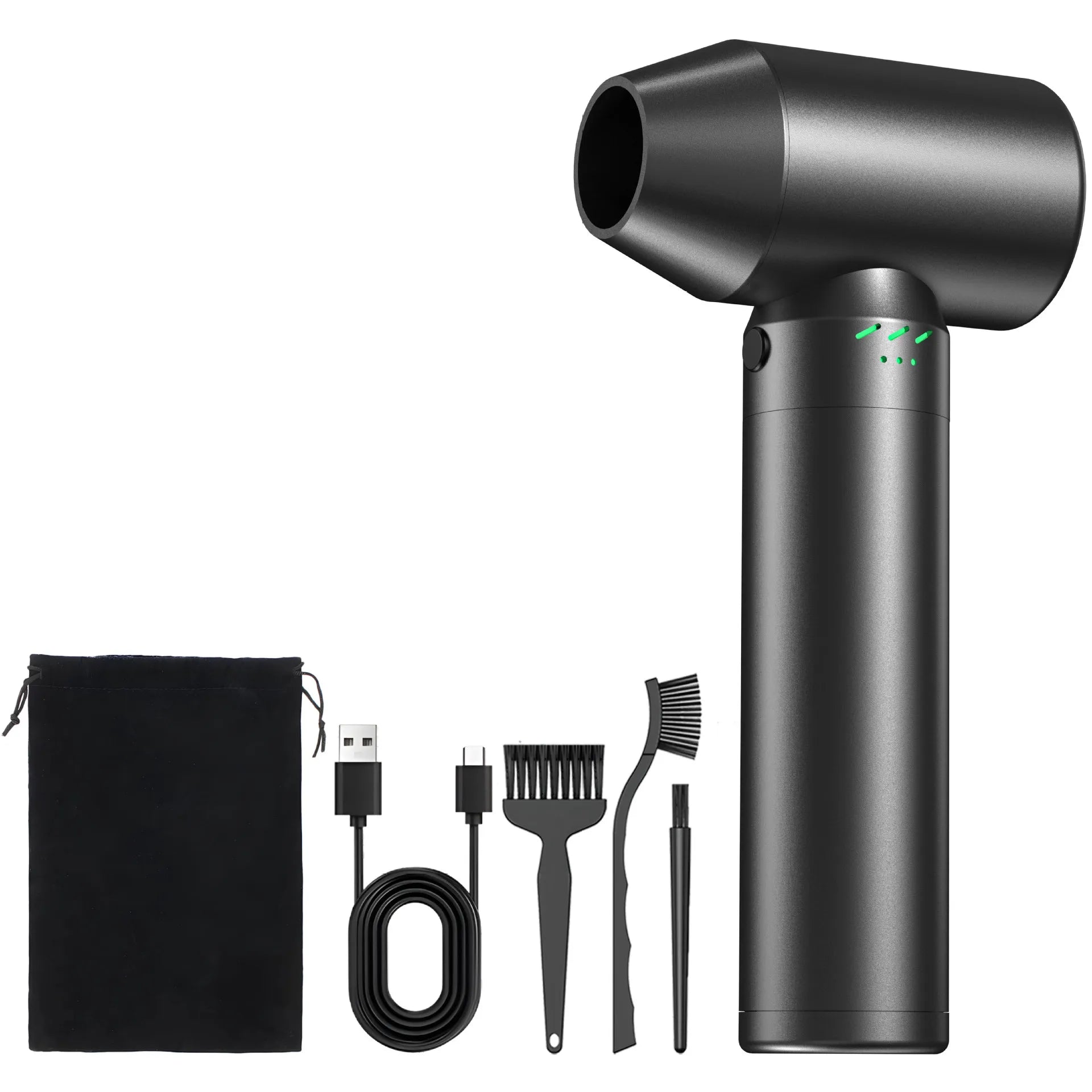 80000RPM Turbo Jet Fan Brushless Motor Handheld Duct Fan Wireless Air Gun 600g Thrust Violent Fan Electric Dryer For Car
