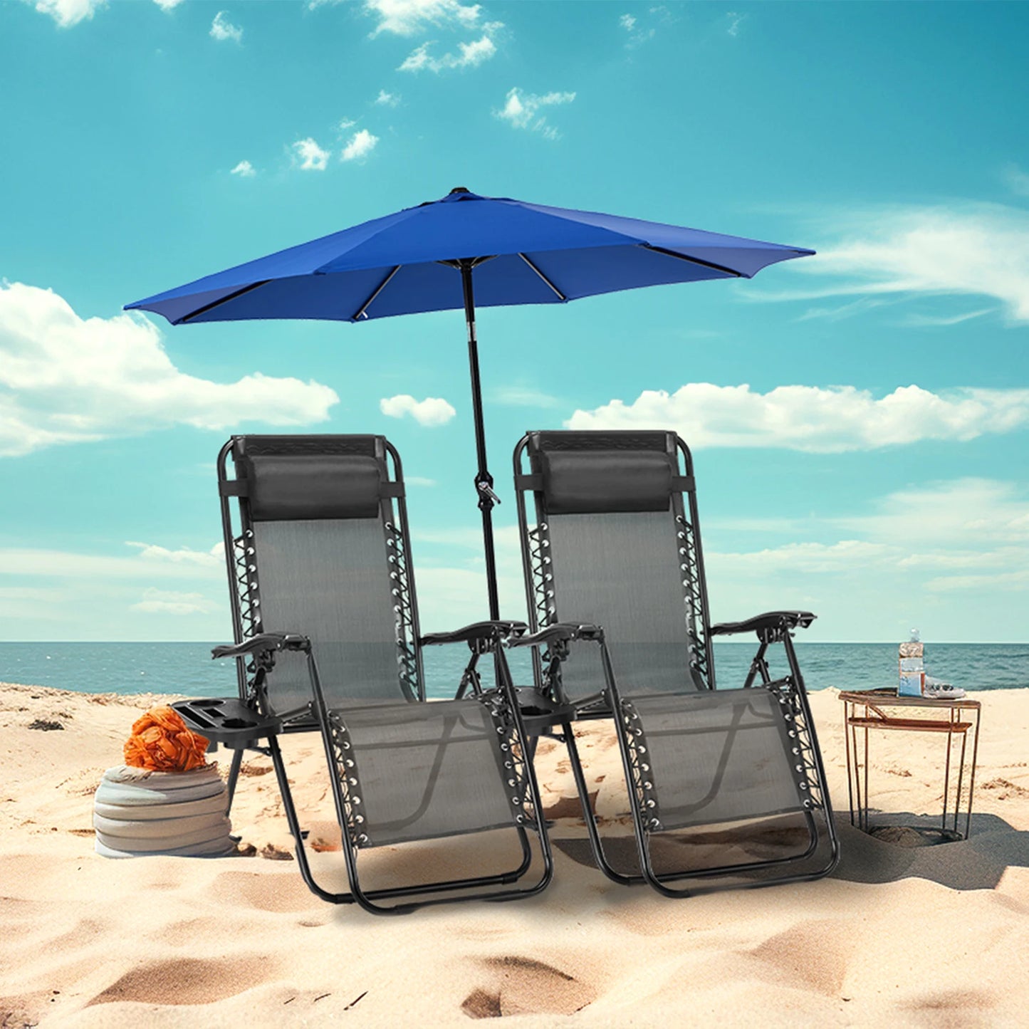 Zero Gravity Recliner Chair Set (2-Pack)