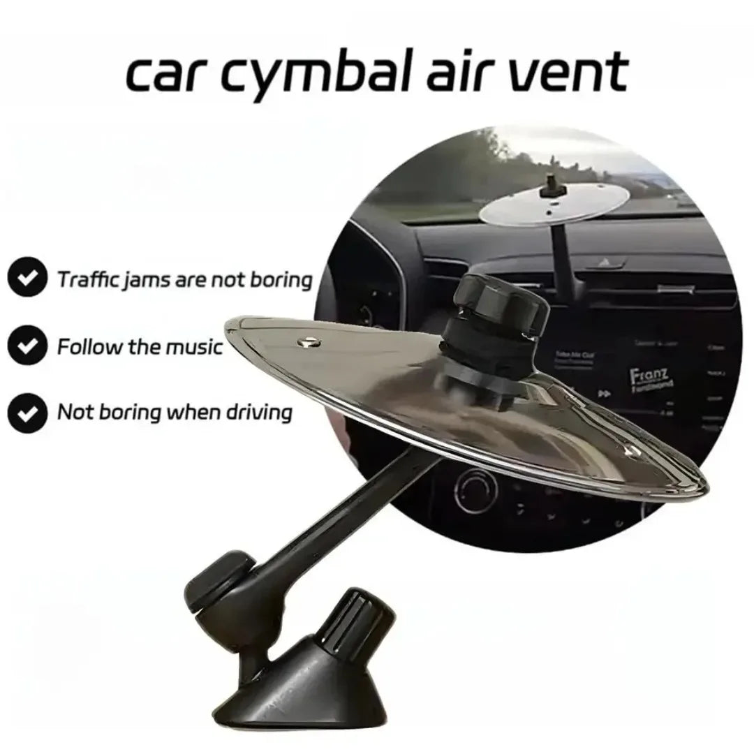 Car Hand-shooting Cymbals Car Air Vent Dashboard Crash Cymbal Specifically For In-car Entertainment Automobile Ventilation Port