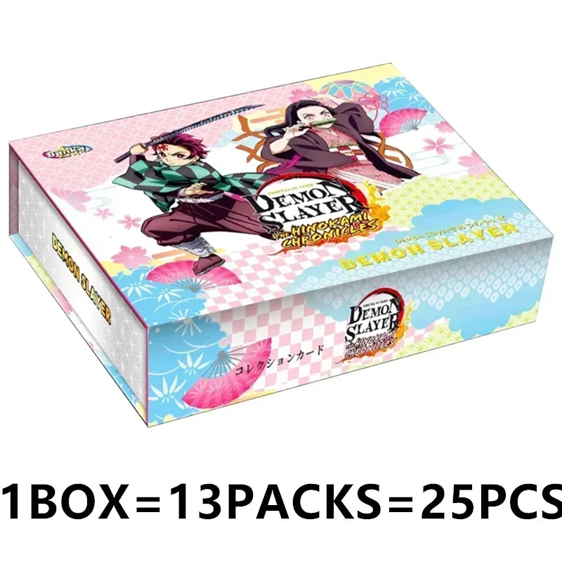 Douqu Original Demon Slayer English Version Trading Card Full Series Anime Collection Card Board Game Children's Toys Gift