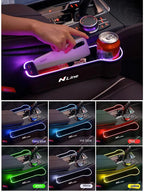 Hyundai N Line I30 Sonata Elantra i40 Kona Tucson IONIQ Santa-fe Venue i20ix25 Car Seat Gap Crevice Slot Storage Box Accessories