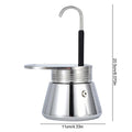 Single/Double Tube Espresso Maker Easy To Operate & Quick Cleanup Pot Italian Coffee Machine Maker 1/2/4 Cups Gift for Man Women