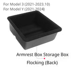 Central Control Storage Box for Tesla Model 3/Y/3+ Modely Juniper Center Console Organizer Tray Armrest Cubby Drawer Accessories
