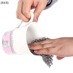 Kitchen Cleaning Ring Stainless Steel Cleaner Chainmail Scrubber Accessories Reusable Washing Net Cleaning Tool for Home[Q]Q@