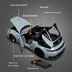 Original Maisto 1:18 Porsche 911 Targa 4 GTS 992.2 Alloy Sports Car Model Diecast Metal Track Racing Vehicles Car Model Toy Gift