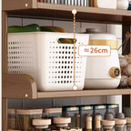 Multifunctional Kitchen Microwave Oven Shelf Multi-layer Storage Rack for Dishes Seasonings Sundries Corner Side Cabinet Organiz