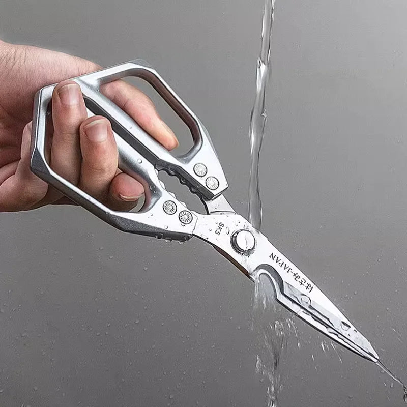 Kitchen scissors Multi-functional stainless steel household scissors for cutting chicken fish special shears