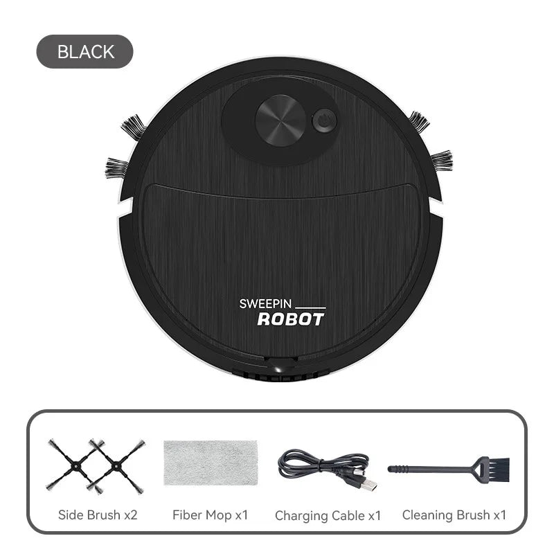 Vacuum Cleaner USB Charging Sweeping Robot Mop Machine Pet Hair Hard Floor Carpet Home Smart Sweeping Suction Cleaning Appliance