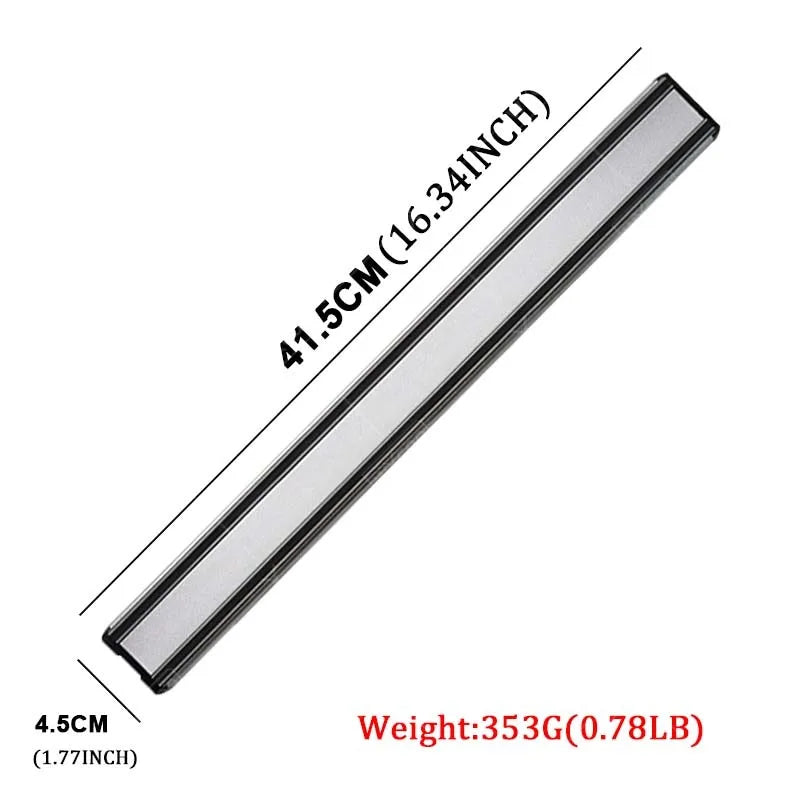 Kitchen Knife Holder Multipurpose Powerful Knife Rack Storage Wall Mounted Magnetic Knife Strip Kitchen Utensils Accessories