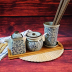 Modern Kitchen Condiment Storage Set Household Chopstick Holder Unique Oil Dispenser Dining Table Organization