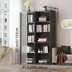 6 Layers Dustproof Simple Wardrobe Double Row High Capacity Partition Bookshelf Bedroom Cabinet Portable DIY Clothes Organizer