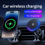 15W Ice Cooling MagSafe Car Charger for iPhone 16/15/14/13/12 Pro Max