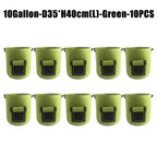 5/10Gallon Felt Plant Grow Bags Nonwoven Fabric Garden Potato Pot Greenhouse Vegetable Growing Bags Moisturizing Vertical Tools