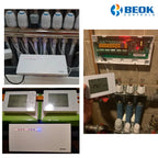 Beok Wireless Zone Thermostat Controller for Gas Boiler Water Floor Heating System 8 Sub-chamber and Actuators BOT306 Series