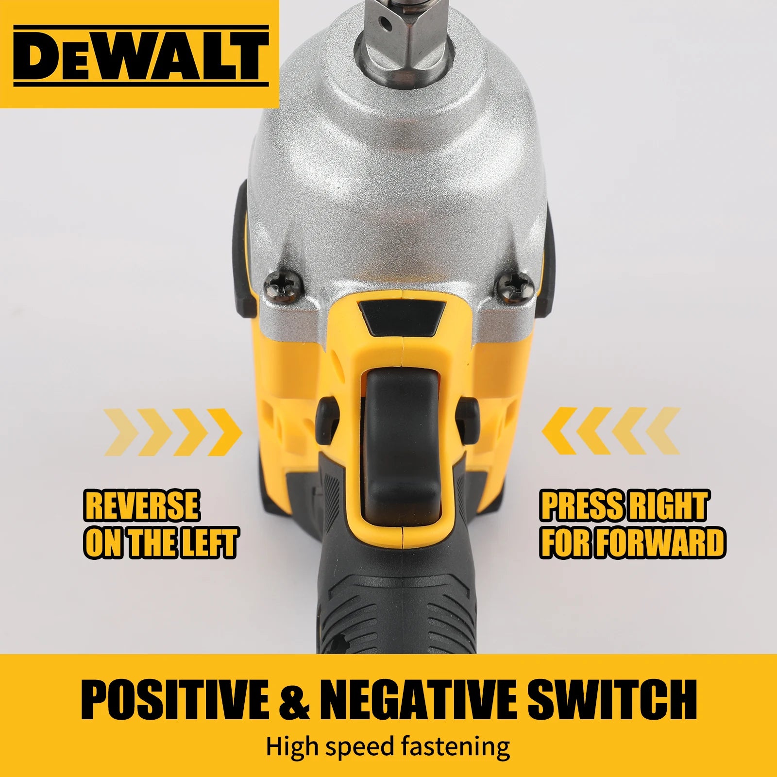 DEWALT Impact Wrench 1/2" Inch High Torque With Hog Ring Anvil 20V Brushless Cordless Wrench Dewalt Power Tools DCF900