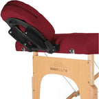 Professional Portable Folding Massage Table with Carrying Case - Burgundy