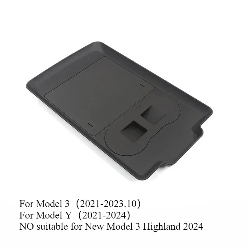 Central Control Dining Tray for Tesla Model 3 Y Car Mounted Small Table Board Food Drink Holder Car Interior Accessories 2021-23