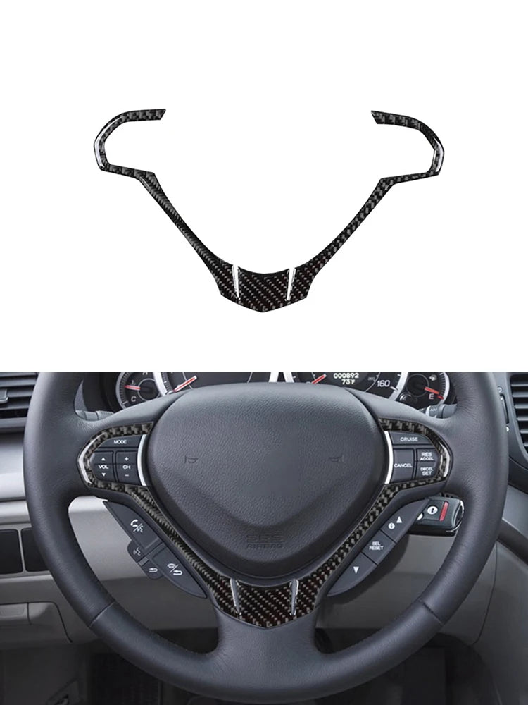 Brand New ABS Carbon Fiber Decorative Car Various Parts Cover Trim Sticker For ACURA TSX 2009-2014 Interior Accessories Stickers