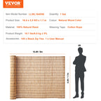 VEVOR Natural Reed Fencing 5.5 ft x 16.4 ft Balcony Reed Fence Roll for Outdoor Backyard Patio Backyard Garden Fencing Divider