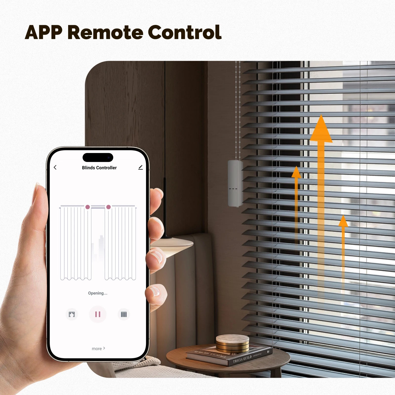 MOES Tuya Zigbee Chain Roller Blinds Smart Electric Curtain Shade Drive Motor Lithium battery  App Control with Alexa GoogleHome