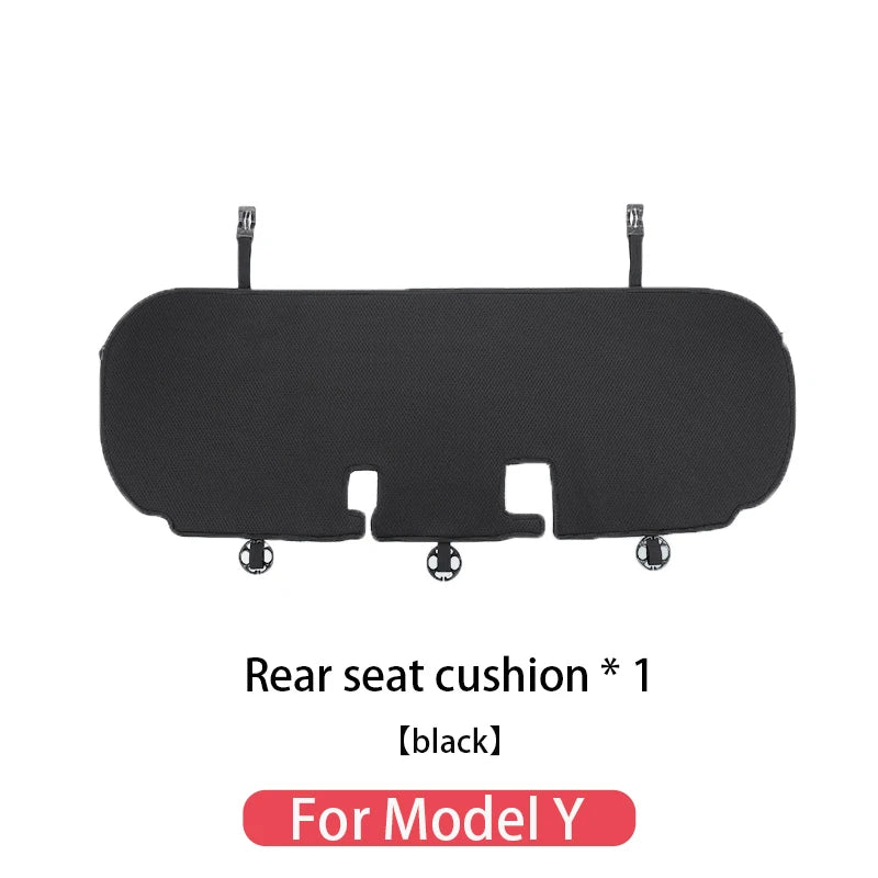 Comfortable Ice Silk Car Seat Covers for Tesla Model Y/3 (2018-2026) | Breathable