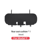 Comfortable Ice Silk Car Seat Covers for Tesla Model Y/3 (2018-2026) | Breathable