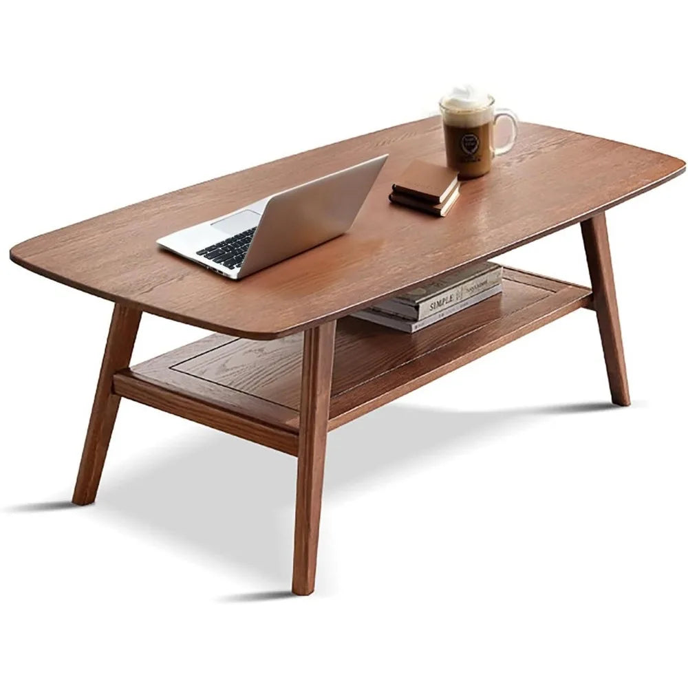 Solid Oak Rectangular Coffee Table