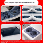 Fit For BYD Song Plus EV DMI 2020-2025 Central Control Panel Protective Pad Wireless Charging Silicone Pad Water Cup Holder Trim