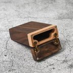 Walnut Wood Cigarette Case Box Holder Container Cigarette Box Case Wooden Cigarette Storage Box Case Smoker Gift