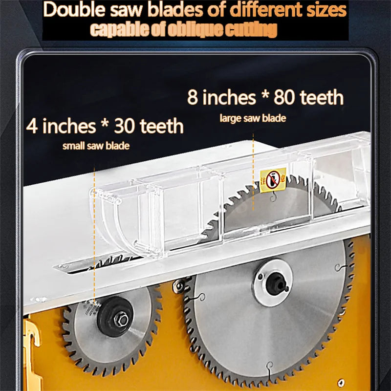 WT20 New Type Zimu Saw Woodworking Master's Dedicated Dust Free Saw Integrated Quick Disassemble Dust Collecting Box Mother Saw