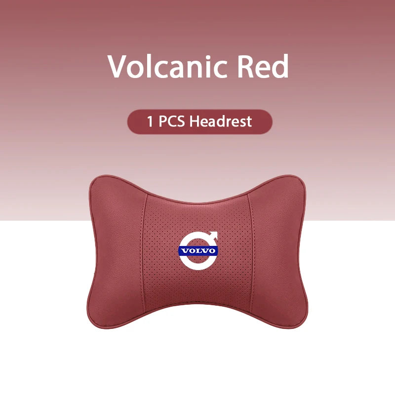 Car Headrest/Lumbar Support Car Neck Pillow Waist Cushion For Volvo Xc60 Xc90 V40 V60 S60 V50 V90 S80 C40 XC40 V70 XC70 C30 C70