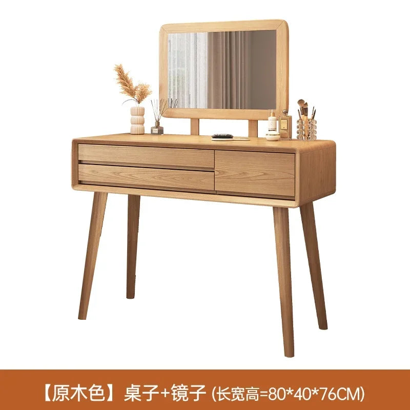 Square Aesthetic Vanity Table Drawer European Beauty Space Saving Makeup Cabinet Salon Organizer Penteadeira Feminina Furniture