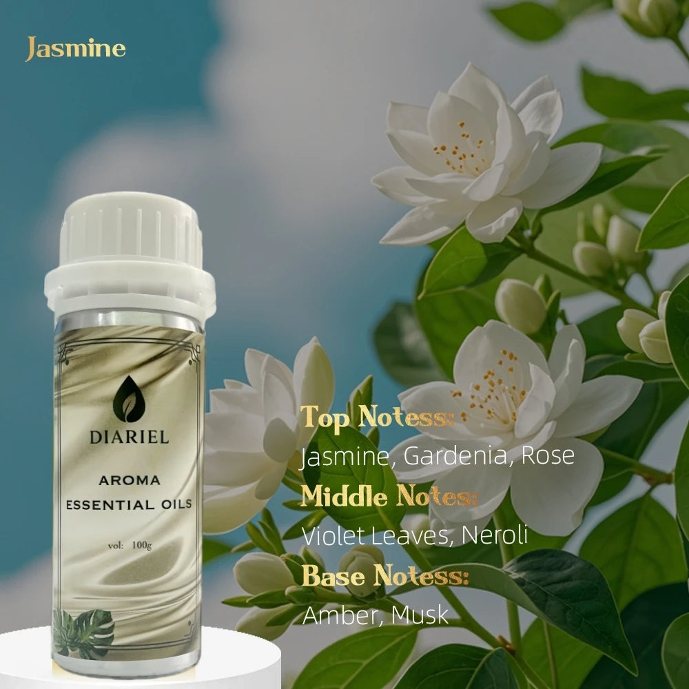 Diaurelle 100ML flower Aromatherapy For Diffuser Hotel Collection Fragrance Oil Pure Nature Plant Extract Aroma Essential Oil