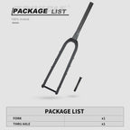 Spcycle 2024 New Carbon Gravel Fork Max Tire 700x55C or 29x2.1'' Tapered Disc Brake MTB Gravel Bicyel Rigid Forks