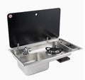 Sink With Stove RV Sink Stove Convenient Camping High Quality Kitchen Sink Kitchens Commercial Stainless Steel For Caravan RV