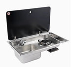 Sink With Stove RV Sink Stove Convenient Camping High Quality Kitchen Sink Kitchens Commercial Stainless Steel For Caravan RV