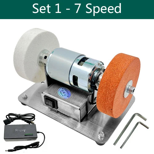 Small grinding machine, table grinding, coarse and fine double grinding wheels, household small electric grinding, polishing