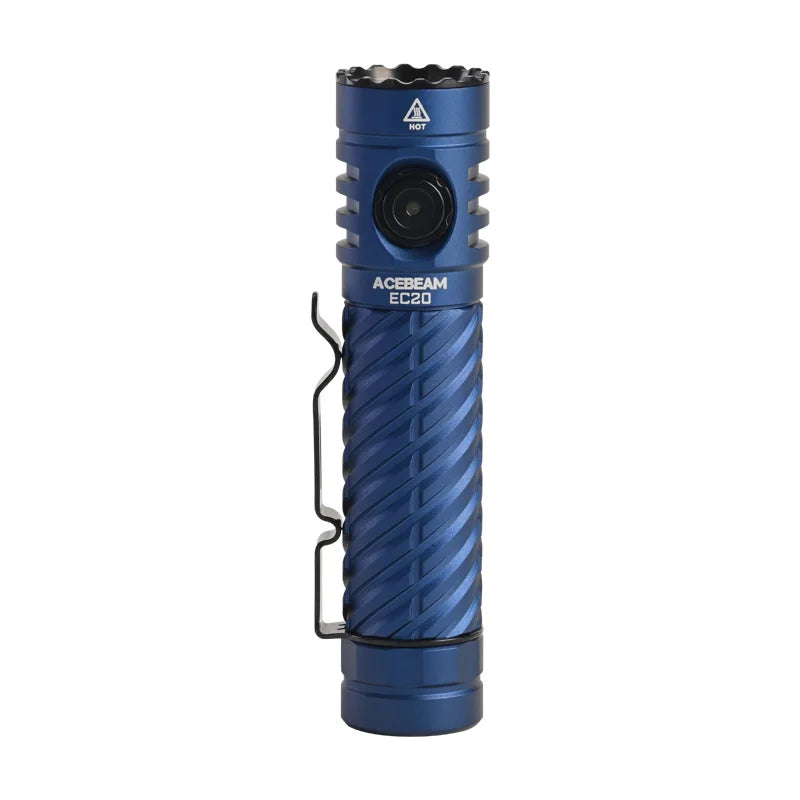 ACEBEAM EC20 new released Led flashlight EDC LUXEON HL4X Leds 2800 lumens 340 meters 18650 battery multi-color auxiliary lights