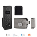 MOES Tuya Bluetooth Smart Fingerprint Door Lock By Password Key IC Card App Remote Control IPX4 Waterproof Entry Apartmen