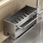 Kitchen Sink Stand Sponge Holder Dish Drainer Organizers Storage Accessories Shelf Storage Organizer Dish Drying Rack Gadgets