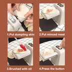 Electric Dumpling Maker Machine Double Head Dumpling Mould Automatic Press Dumpling Skin Mould Manual Accessories Kitchen Tool