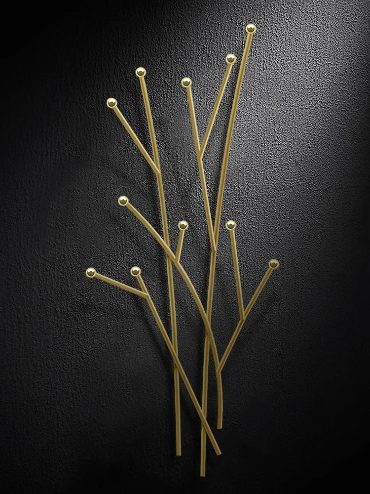 Nordic Clothes Hat Rack  Creative Wall Hanging Hooks, Simple Bedroom Coat Hanger, Light Luxury Design, Bathroom Organizer