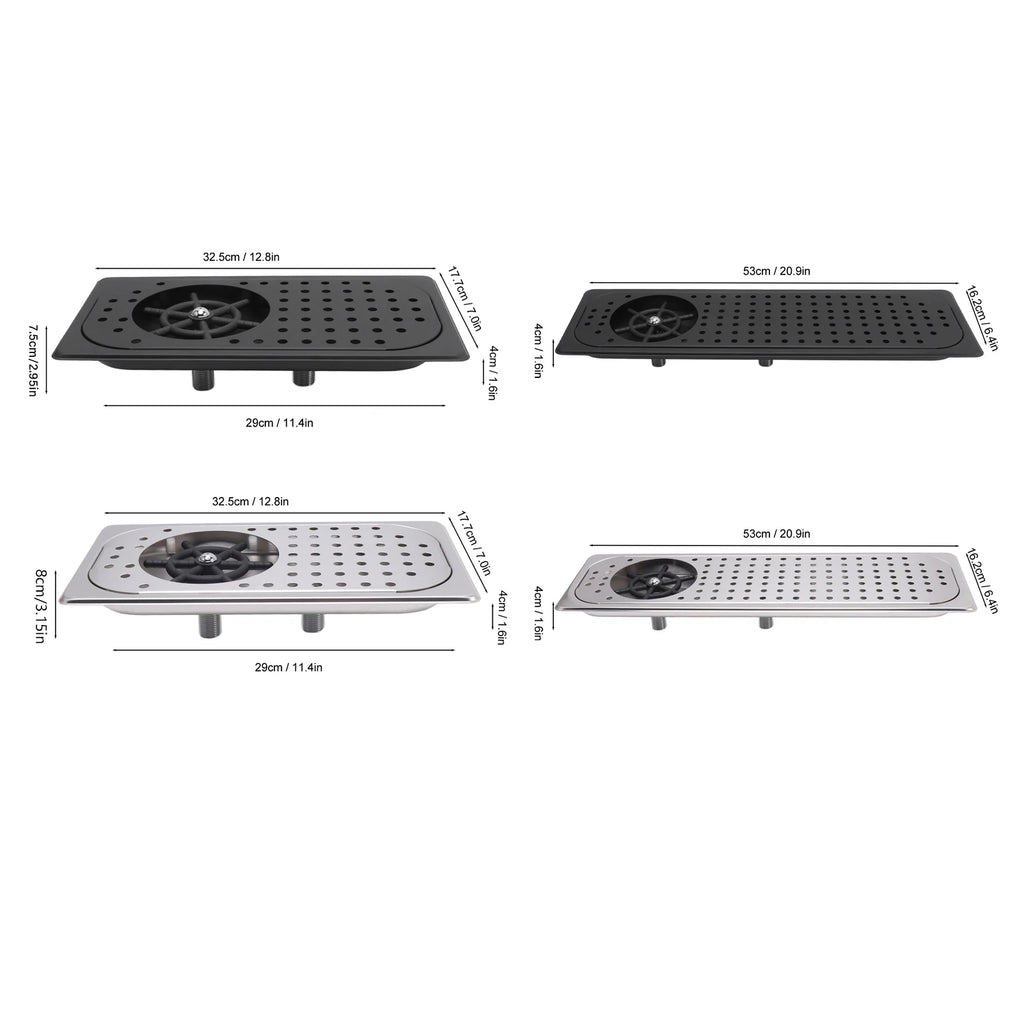 304 Stainless Steel Pitcher Rinser Cup Washer Glass Cleaning Rinser High Pressure Washing With Drain Drip Tray Hose for Bar