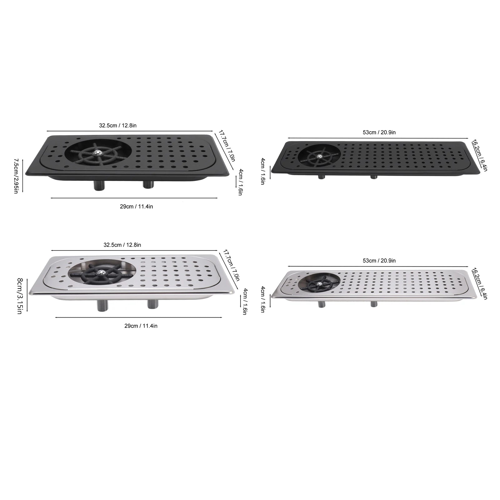 304 Stainless Steel Pitcher Rinser Cup Washer Glass Cleaning Rinser High Pressure Washing With Drain Drip Tray Hose for Bar