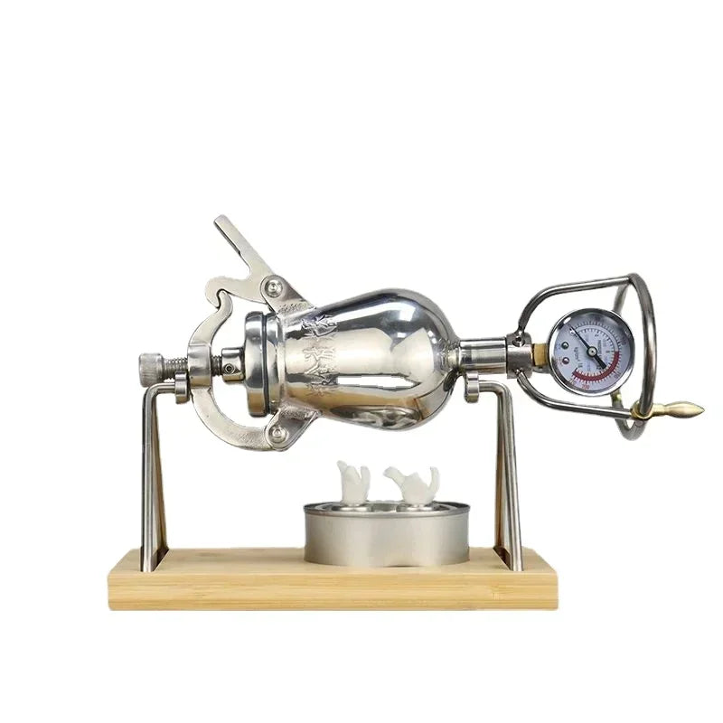 300ML 360ML 500ML Hand Popcorn Machine Open Firing Popcorn Puffing Machine Stainless Steel Mini Popper Manual Popcorn Maker