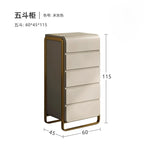 Light luxury modern simple fashion custom high end marble drawer cabinet 3 4 5 6 drawers Dresser home furniture Storage locker