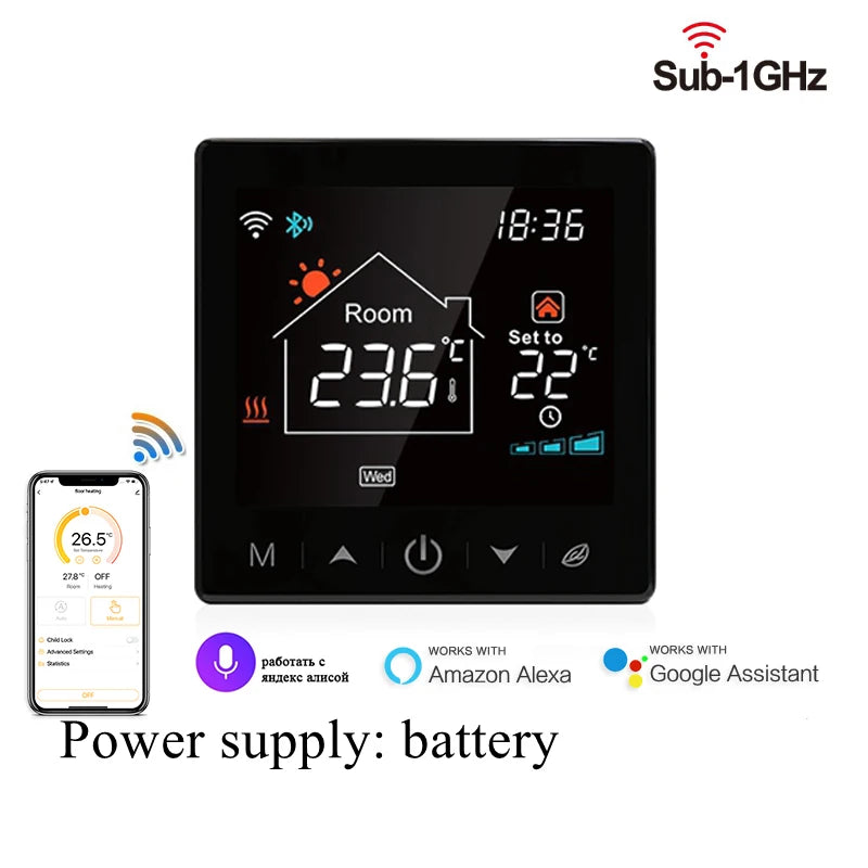 8 Hub Central Heating Controller for Water Heating System 8 Sub-Chamber Concentrator for Gas Boiler Wireless Thermostat Actuator