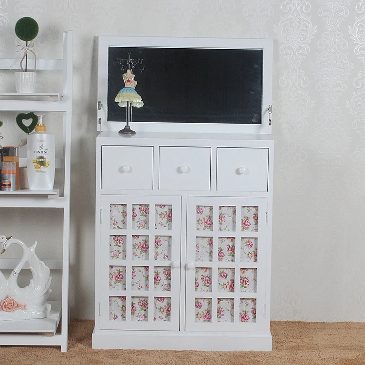 Wood Girl Drawers Dresser Eithe Box Women Nordic Large White Dressing Table Storage Mirror Modern Comoda Pra Quarto Furniture